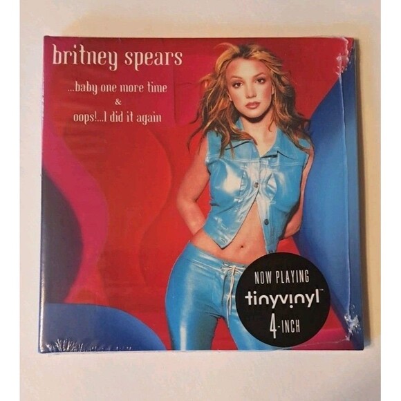 Other - Britney Spears Tiny Vinyl Target Exclusive 4" Baby One More Time & Oops..
